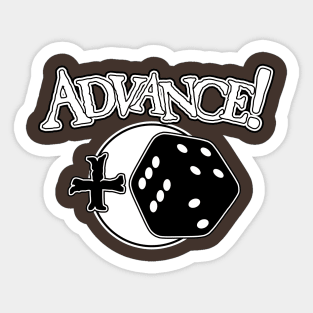 Advance! Sticker